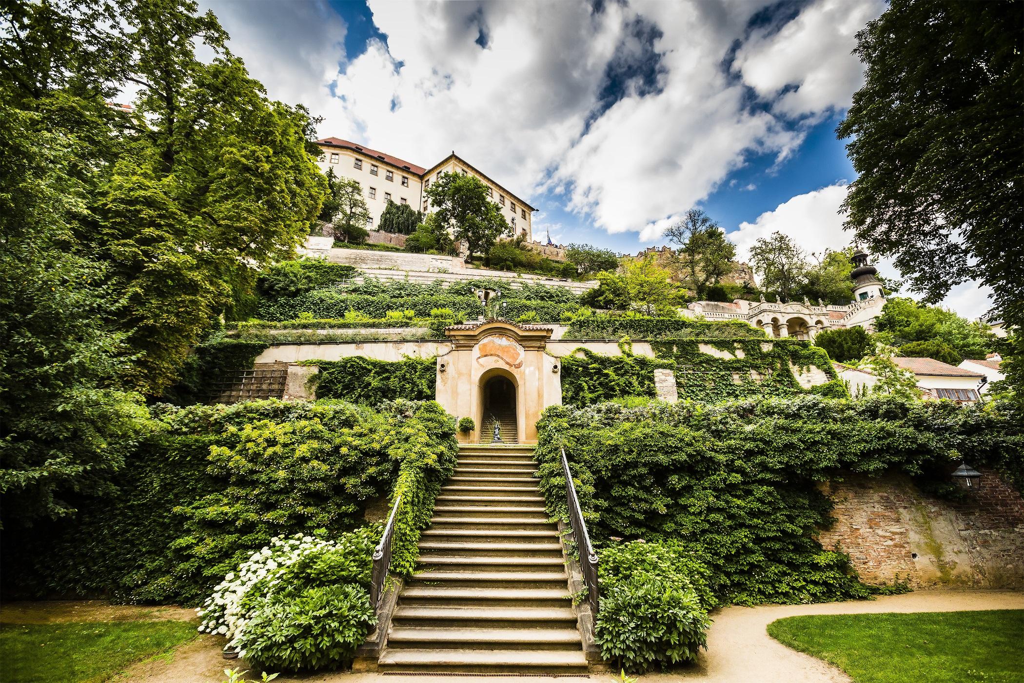 Palace Gardens Below Prague Castle